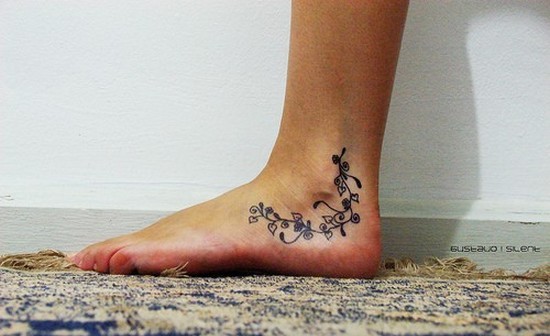 Татуировки для девушек: фото, Тату для девушек на ноге, на спине, на