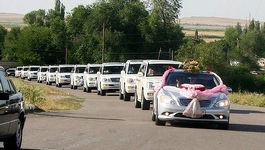 Свадебные машины Алматы, Астана, свадебные кортежи